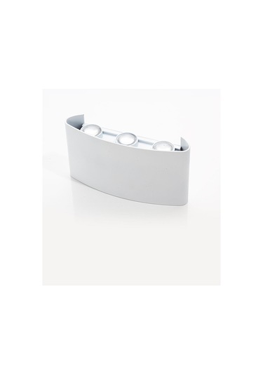 Uranüs Amber Işık Ledli Dekoratif Işık Süzmeli Iç Dış Mekan Bahçe Balkon Teras Salon Aplik Beyaz