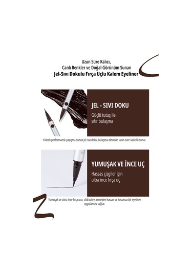 Missha Eyeliner Natural Fix Brush Pen Liner 2 Brown