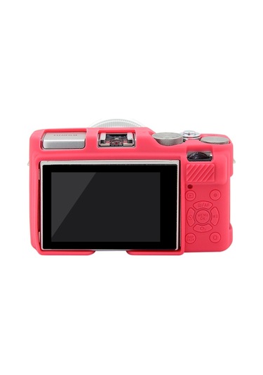 Puluz Soft Silicone Protective Case For Fujıfılm X-a3 / X-a10 Rose Red