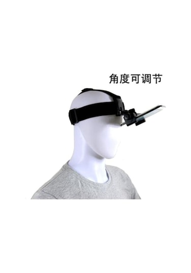 Wezone Kafa Tabanlı Telefon Tutucu - İlk Kişi Görünümü Çekim İçin, Açılım Videoları İçin Telefon Sabitleyici Bağlantısı Ve Vida Klem İle Siyah