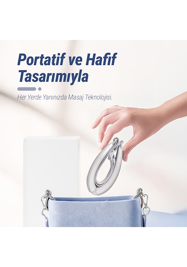 Veryfit HY18 V Şekilli Yüz Germe Çene Eritme Elektrikli Ledli Titreşimli 8 Modlu Ems Güzellik Cihazı Beyaz