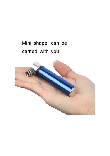 Sones Bisiklet Basketbol Futbol Mini Taşınabilir Yüksek Basınçlı Şişirme Mavi