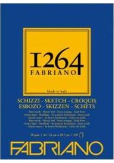 Fabriano 1264 Sketch Paper Eskiz Defteri 90g 100 Yaprak A4