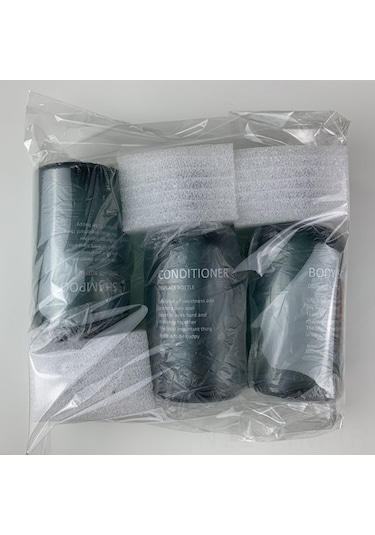 Geeksen Büyük Kapasiteli 300/500ml Şampuan Ve Losyon Dispenser Seti - Dayanıklı Ve Pratik Ev Kullanımı Mavi