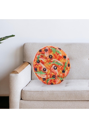 Suntek Yastık Süsleme Karikatür Kalın Kanepe Minderi Ev Pizza Pizza