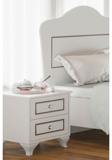 Rabi Mobilya Grey Country Komodin