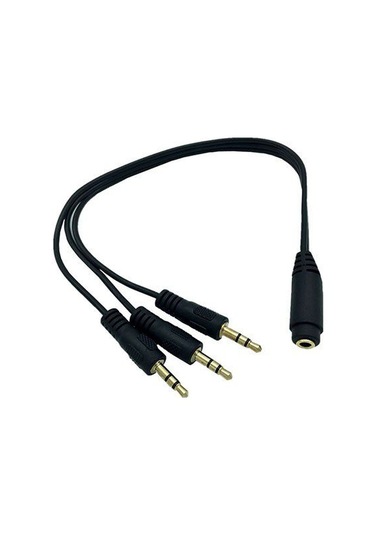 Ses Sistemi Kablosu 3 Erkek Sterio 1 Sterio Dişi