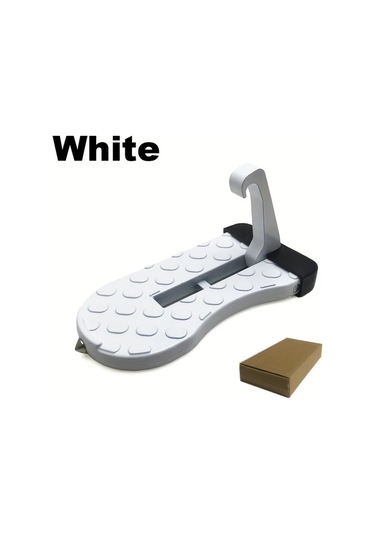 Elmpaly Araç Kapı Basamağı Gümüş, Katlanır Alüminyum Çatı Merdiveni Çoğu Araç Suv Kamyon İçin