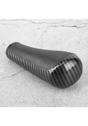 Reedark Peugeot 206 207 208 307 308 408 İçin Abs Plastik Karbon Desenli Kayar Vites Topu - Anti Kayma, Kolay Kurulum, Vintage Tarz