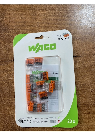 Wago 2273-203 Eko Paket 20'li
