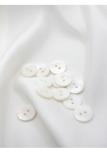 The New Button Doğal Deniz Kabuğu Düğmeler 15 Mm 12 Adet 276352018