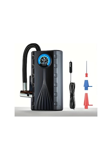 Boatshop1 Kablolu Araba Hava Pompası Taşınabilir Lastik Şişirme 150psı Otomatik Motosiklet Pompası 36v Evrensel Kompresör