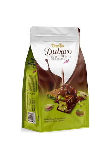 Beyoğlu Dubaco Mini Çıtır Kadayıflı Dubai Çikolatası 200 Gr.