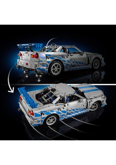 Lego 42210 Technic Fast and Furious Nissan Skyline GT-R (R34) Araba