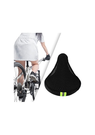 Homyl Bisiklet Koltuk Minderi Kapak Bileşenleri Örgü Dağ Siyah