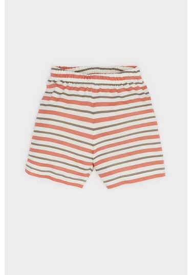 DeFacto Erkek Bebek 4'lü Pijama Takımı Kısa Kollu Penye Üst Beli Lastikli Şort E1188A525HSER98