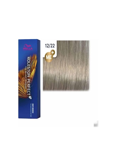 Wella Koleston Perfect Me Tüp Saç Boyası 12/22 Extra Mat Sarı 60