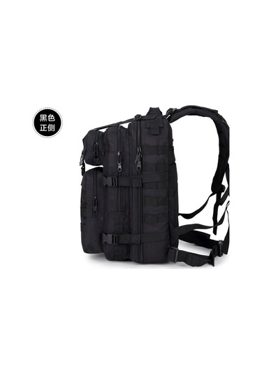 Jeemson Askeri Stili 35l Çift Omuzlu Saldırı Sırt Çantası - Outdoor Dağcılık, Cs Kamp İçin Dayanıklı Kumaş Siyah Yılan Desenli Çok Renkli