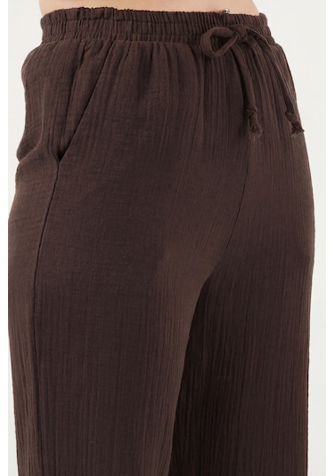 Lela Bayan Pantolon 5866663 Kahve Kahve