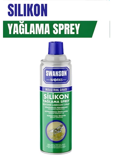 Swanson Works Silikon Yağlama Spreyi 400ml