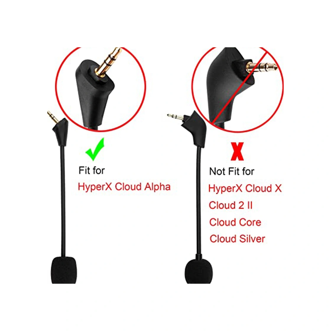 Sones Hyperx Cloud Alpha S İçin Zs0201 Bilgisayar Kulaklığı Yedek Mikrofonu