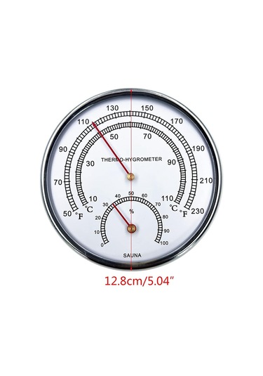 Yunboo Sauna Odası İçin Sıcaklık Ve Nem Ölçer - Yüksek Sıcaklığa Dayanıklı Büyük Ekranlı Termometre-higrometre