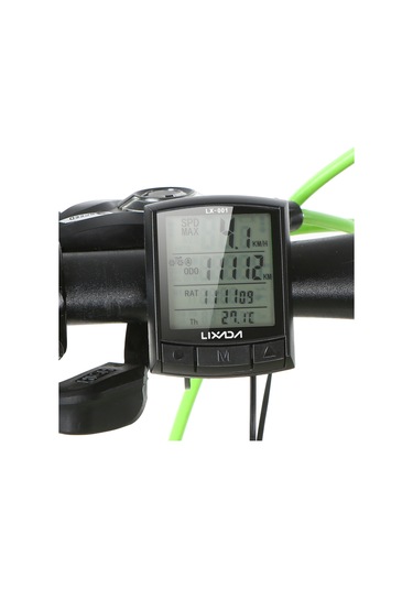 Lixada Bisiklet Bisiklet Bilgisayarı Bisiklet Kilometre Kilometre Sayacı Mtb Yol Bisikleti Bilgisayarı Siyah