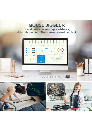 2.4G Kablosuz Jiggler Kablosuz Mouse