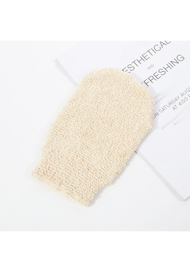 Yunboo İki Yönlü Aşınma Direnci Zengin Köpük Oluşturan Kalın Kumaş Banyo Eldiveni - Vücut Temizliği Ve Kuru Cilt Bakımı 22x11cm Diğer