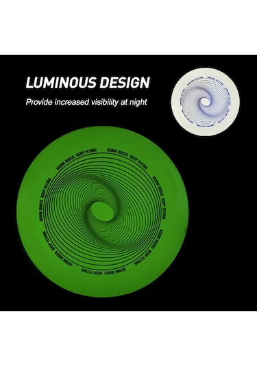 Konesam Xcom 110g Plastik Fantezi Uçan Disk - Gece Aydınlatabilir, 240mm Çaplı Spor Eğlence Aleti