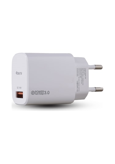 Ac18 Eco Bundle 18w Hızlı Şarj Cihazı + Usb-a To Type-c Kablo , Qc 3.0 Destekli