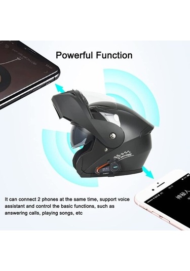 Jokmae Su Qf Motosiklet Kask Kulaklığı Gürültü Engellemeli Bluetooth 5.1 Kulak İçi, Üstün Ses Ve Konforlu Tasarım