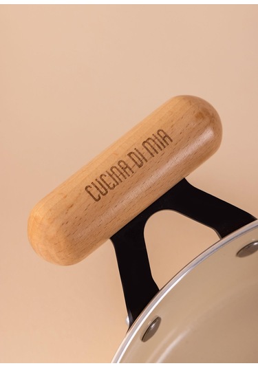 The Mia Cucina Di Mia İndüksiyon Tabanlı Seramik Tencere Seti 6 Parça Çok Renkli