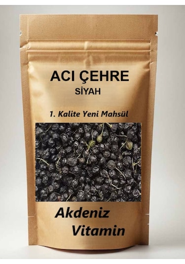 Akdeniz Vitamin Acı Çehre Siyah 25 G
