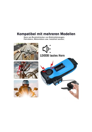 Springsun Usb Şarjlı Bisiklet Farı Ve Telefon Tutucu - 4000mah Pil, 3 Led, 5 Ses Modu Siyah