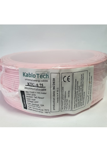 Kablotech 0,75 Nyaf Kablo Pembe