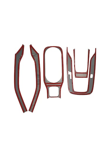 Toyota Corolla 2019 - 2025 E210 Kasa Vites Etrafı Kaplama Set Karbon Siyah