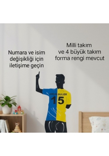 Kişileştirilebilir Arda Gol Sevinci Takımınızı Seçin -