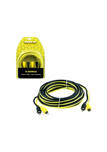 Forx5 Anfi Kablo 2Rca 2Rca 5Mt For-X X-25Rca