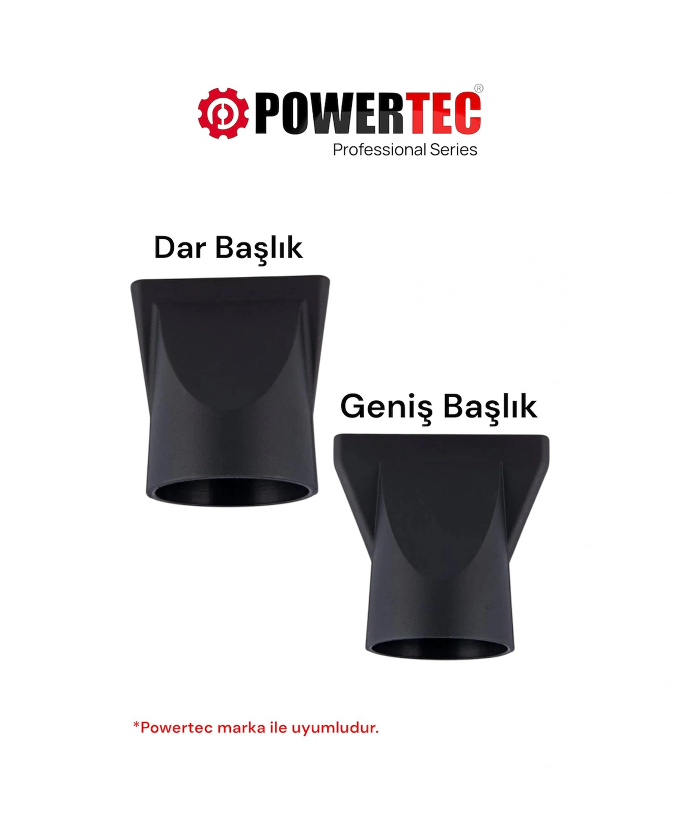 Powertec TR-901 Tüm Modellere Uyumlu Fön Başlığı 2'li