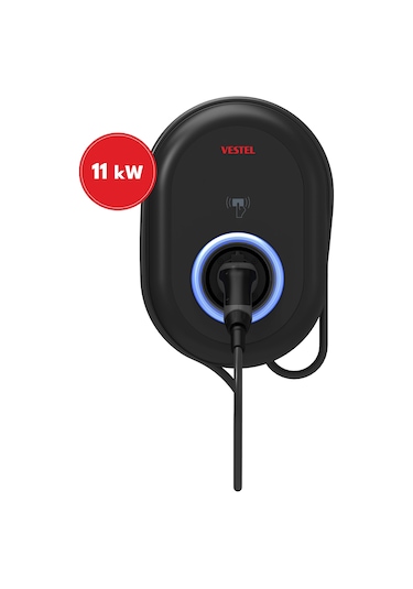 Vestel Kablolu 11 KW Elektrikli Araç Şarj İstasyonu