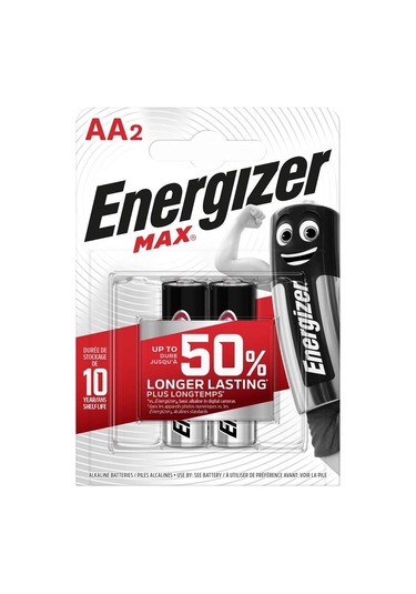 Energizer Max AA2 Alkalin Kalem Pil 2'li