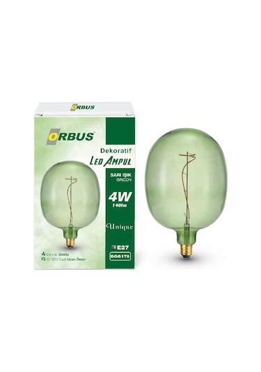 Dekoratif Led Ampul Green 4w 140lm Dgg170