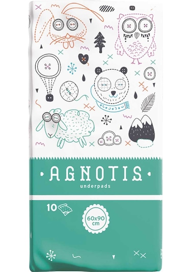 Agnotis Baby Bebek Bakım Alt Açma Pedi 10'lu 60 x 90 CM