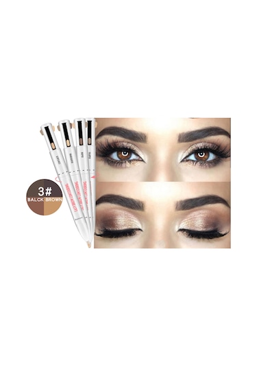 Yifomall 4 Ü 1 Arada Kaş Kalemi: Suya Dayanıklı, Doğal Görünüm, Vurgulama Ve Şekillendirme, Makyaj Aracı