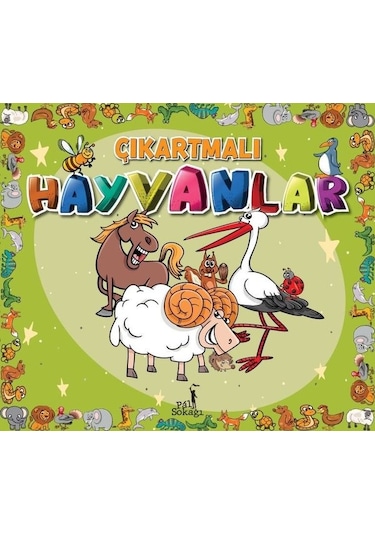 Çıkartmalı Hayvanlar - Çıkartma Etkinlik ve Boyama- Pal Sokağı