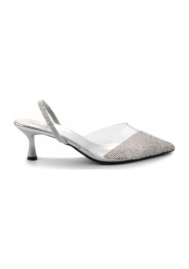 Gümüş Kadın Klasik Topuklu Ayakkabı K01026200387 Gümüş