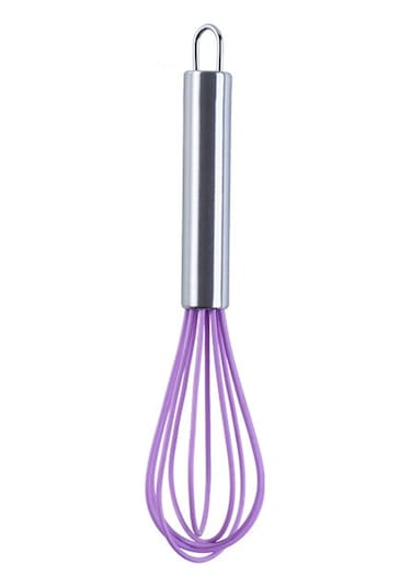 Cbtx Silikon Yumurta Çırpıcı Ev Yumurta Mikseri Mutfak Aletleri Krem Pişirme Araçları, Renk: 8 İnç Mor Çok Renkli