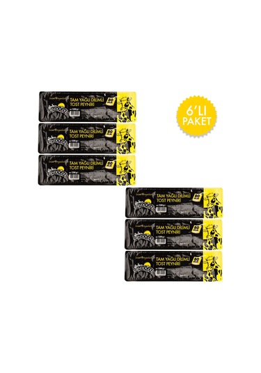 Gündoğdu Tam Yağlı Dilimli Tost Peyniri 6 x 1200 G