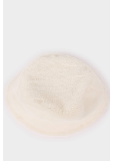 Defacto Kadın Pamuklu Bucket Şapka E9951axnswt1 Beyaz